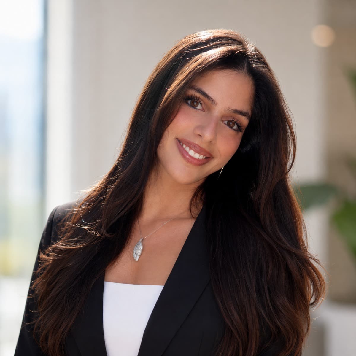 Portrait of Dunia, marketing director
